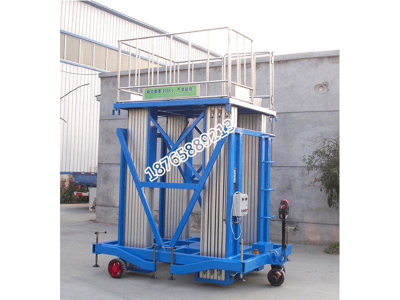 雙桅柱鋁合金升降機(jī)